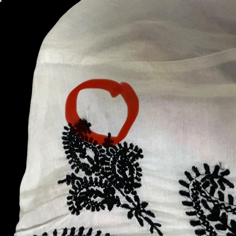 V. Cristina Embroidered Tunic- Med - Picture 10 of 10